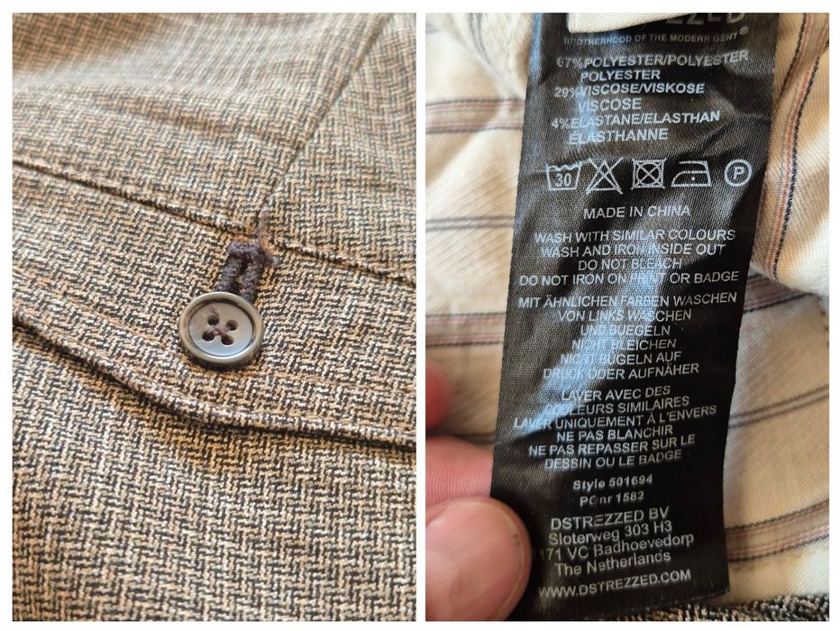 Pantaloni chino Bărbați, Dstrezzed, Lancaster Chino, Tailor Fit - W34