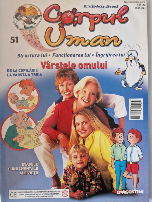 Colecția Explorând corpul uman, Deagostini