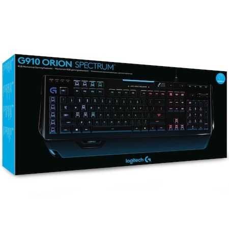 Tastatura Mecanica Gaming Logitech G910 Orion Spectrum RGB, Iluminata.