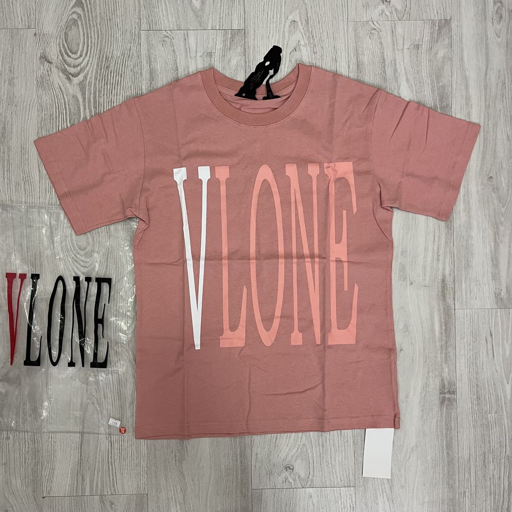 Tricou Vlone Roz - Alb S