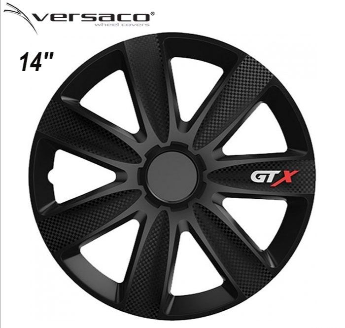 Тасове за джанти 14"VERSACO CARBON GTX - BLACK"