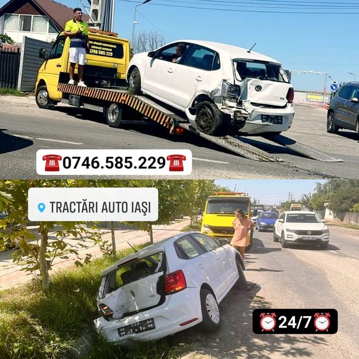 Tractări Auto Iași / Asistență Rutieră Iași / Platformă Iași 24/7