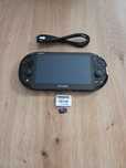 PS vita slim modat cu adaptor și card de 64gb folie sticla pe ecran