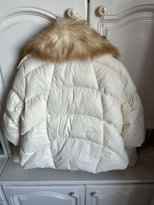 Geaca cu blana naturala, S, noua