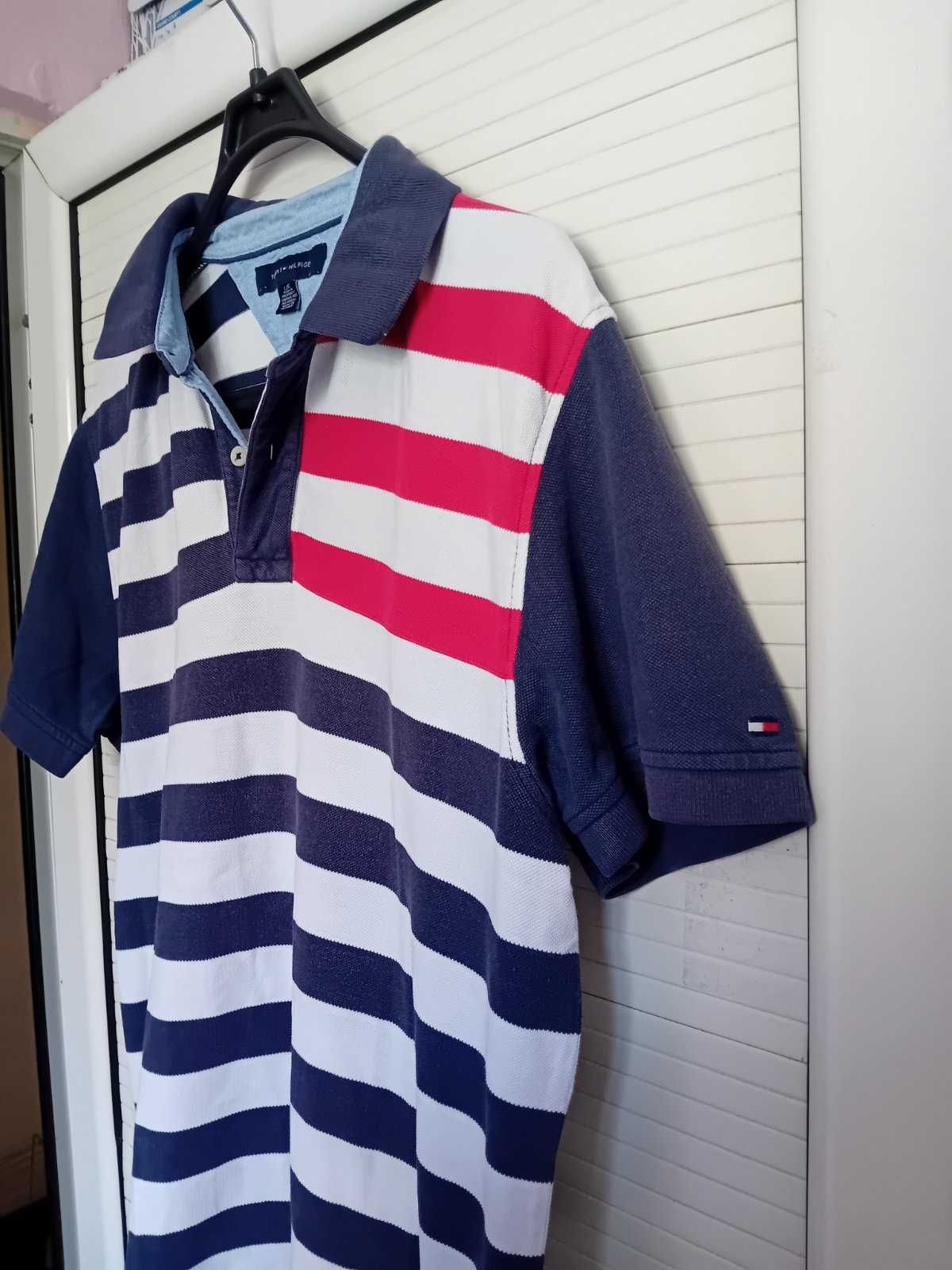 Оригинална фланелка с яка Tommy Hilfiger