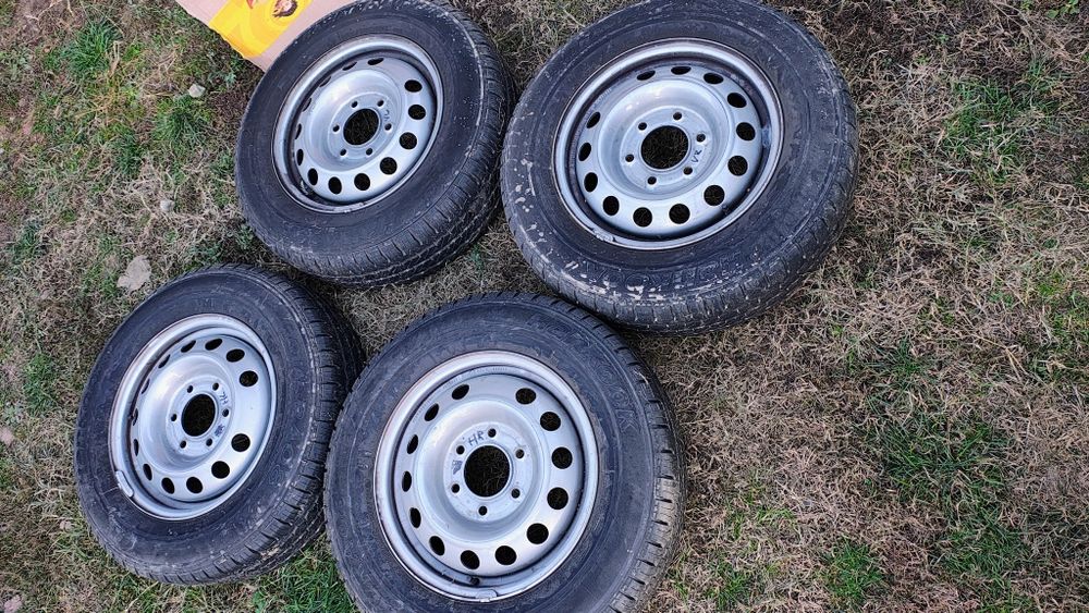 Set roti 215.70.16C, jante+ cauciucuri de vara