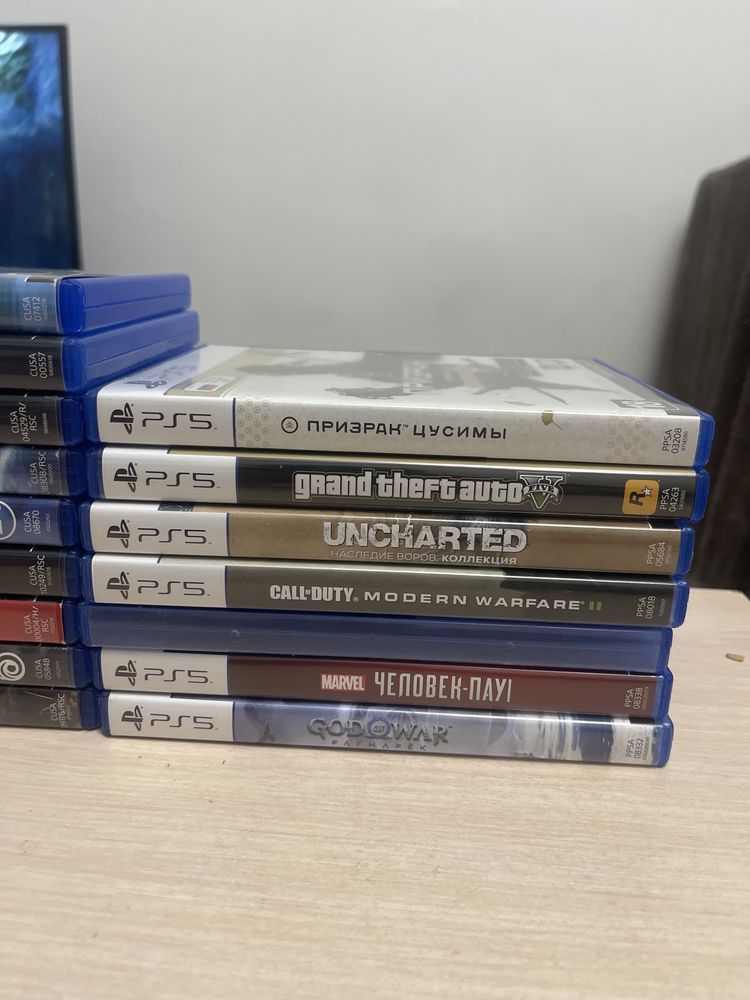 Продам диски Playstation 5 и Playstation 4 цены разные
