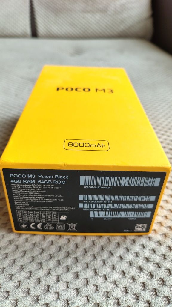 Xiaomi Poco M3, FHD+, 4RAM/64ROM