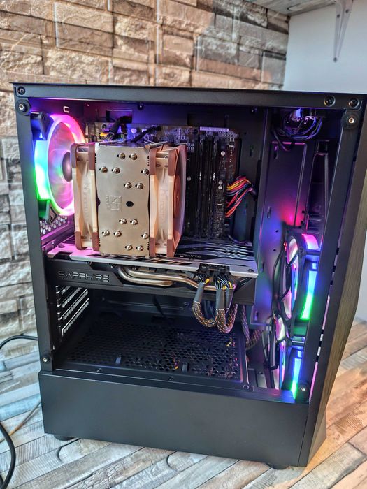 Calculator/ PC Gaming / Office – i5 7400 + RX 580 8GB + Monitor AOC