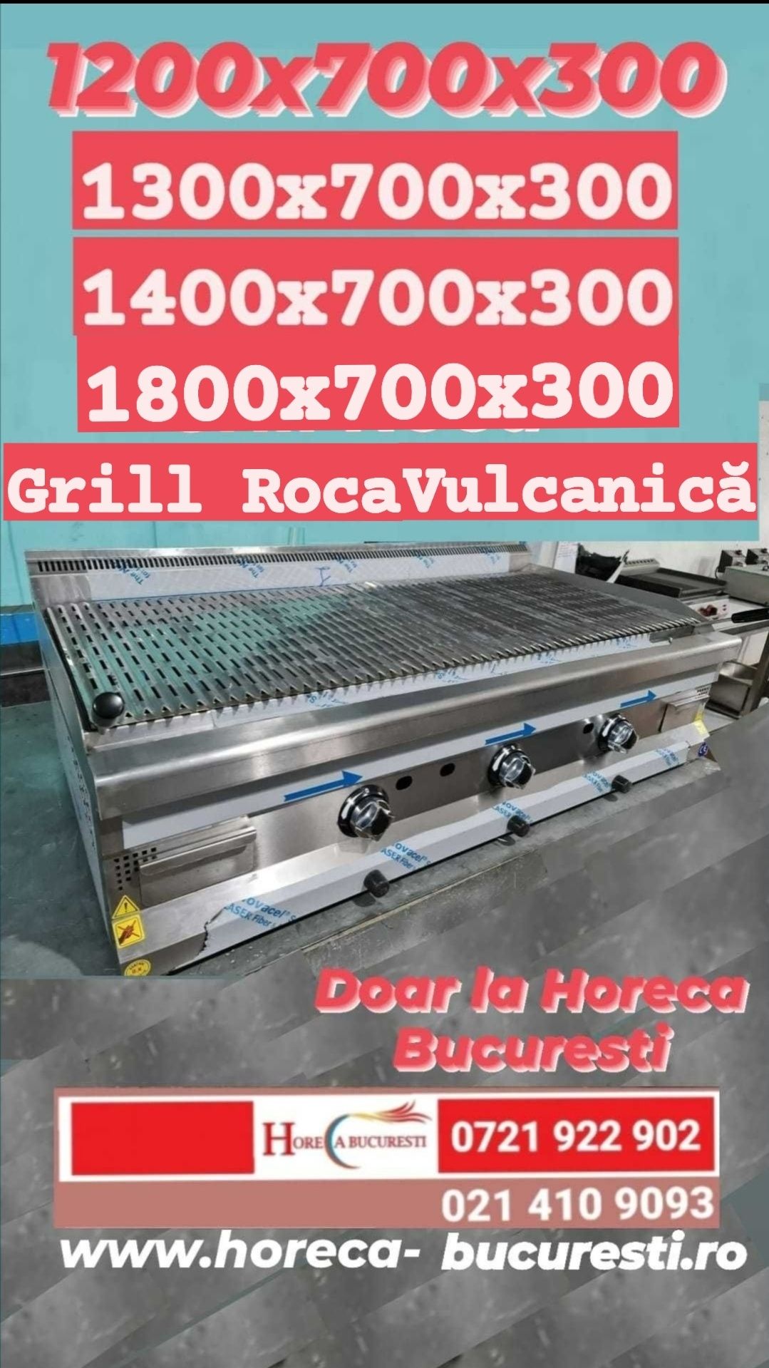 Gratar ROCA VULCANICA / GRIL ROCA Gaz / ROCA Vulcanica / Gratar Gaz /