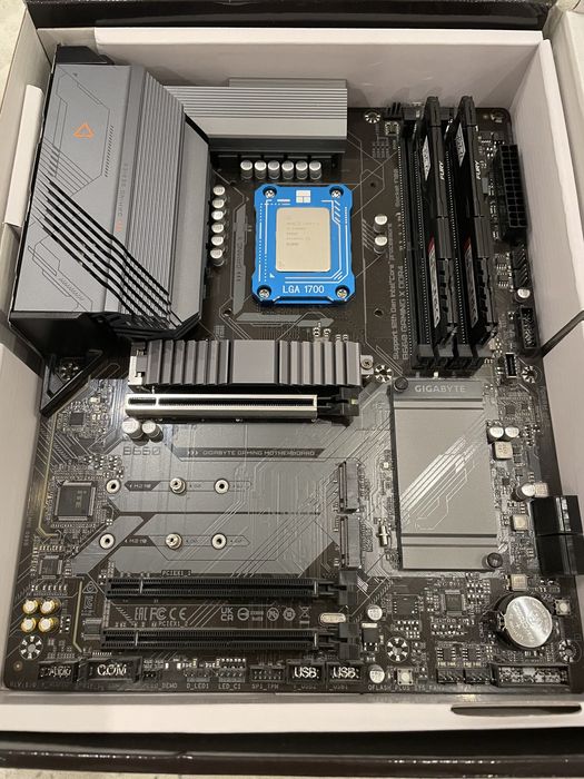 плата gigabyte b660 gaming x ddr4 + процессор i5 13600kf