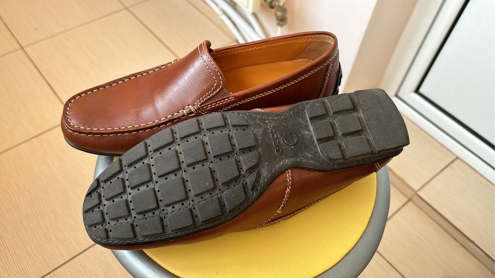mocasini geox piele naturala