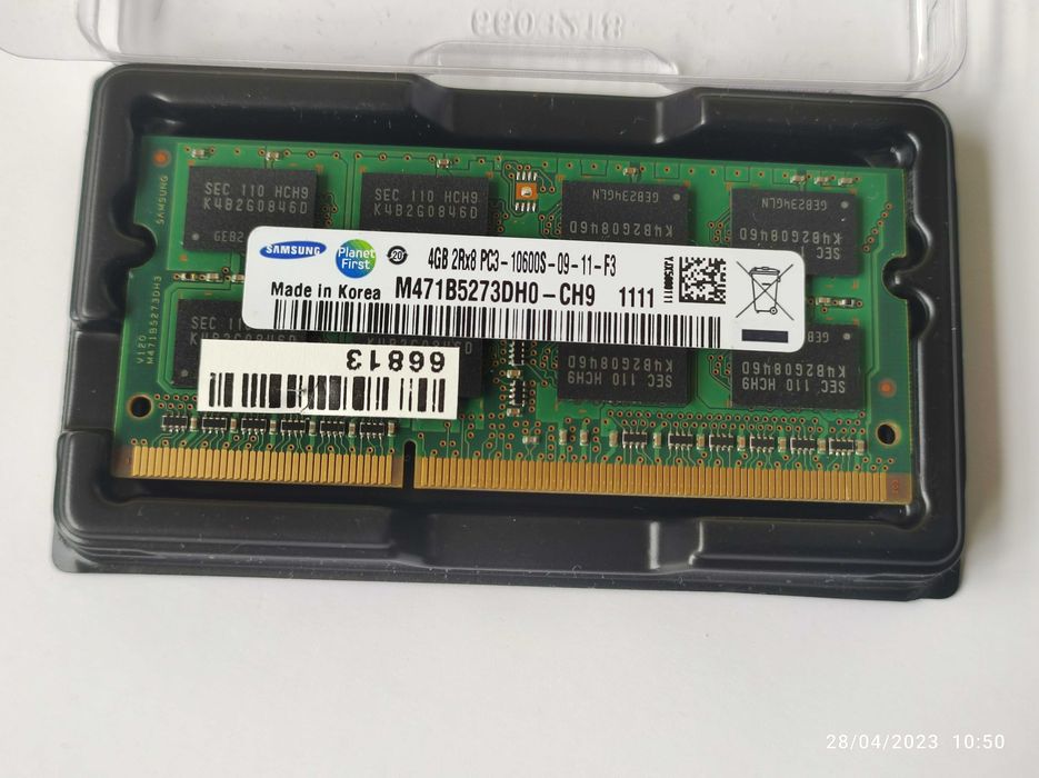 Памет Samsung 4GB SODIMM PC1333MHz 204-pin