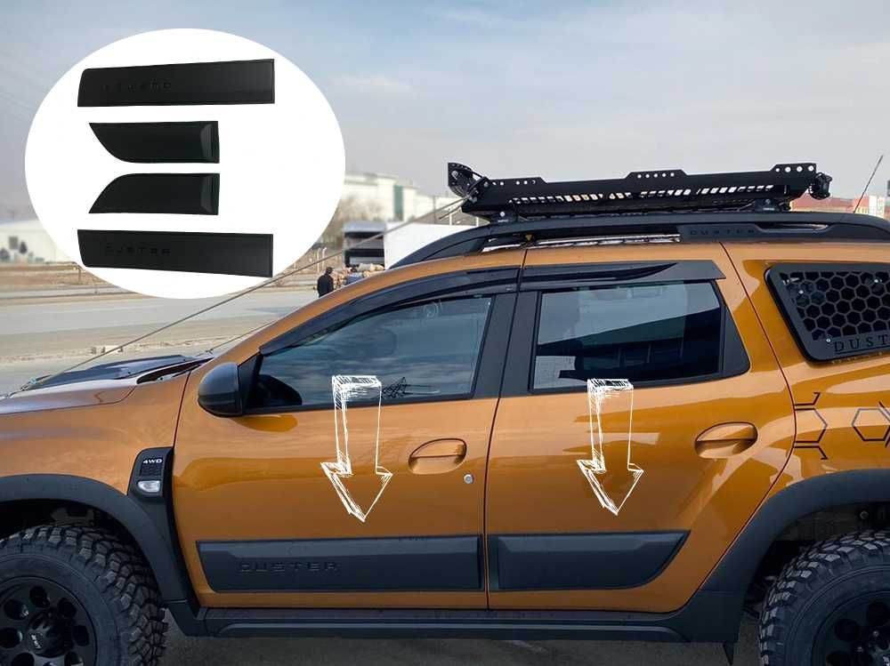 Добавки за вратите дачия дъстър 2018+ / добавки за dacia duster 2