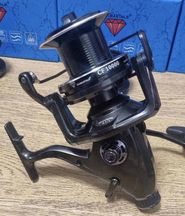 SET 3 Mulinete Diamant CF10000 10+1 Rulmenti cu BaitRunner