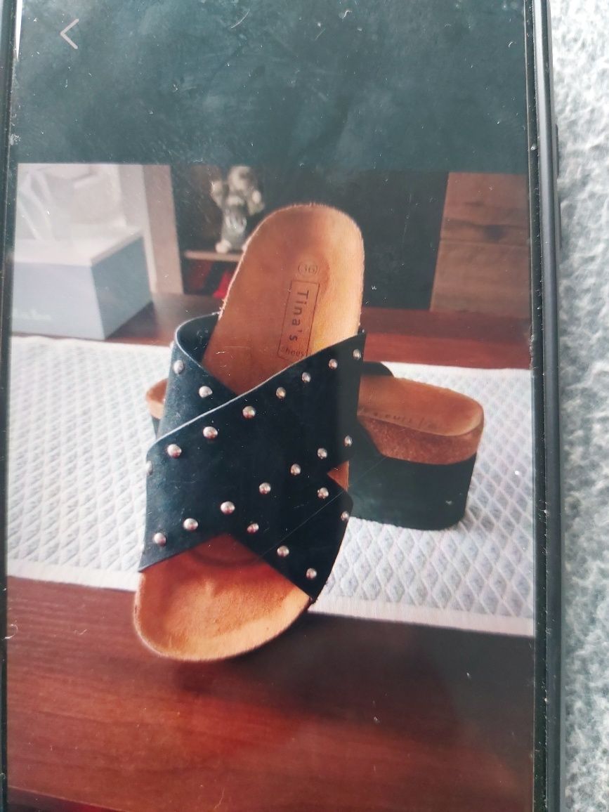 Saboti piele platform36