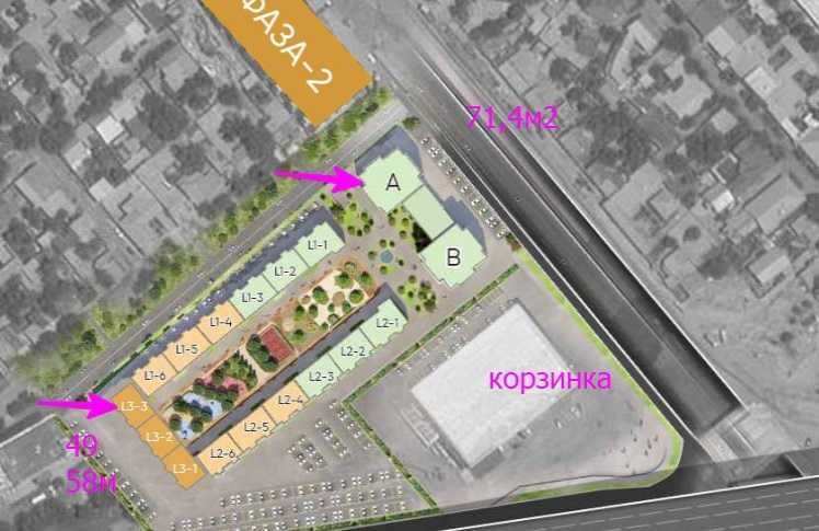 ЖК Паркент Плаза, 2/2/14, кирпич, 74 м², 2 санузла, евроремонт на 50 %