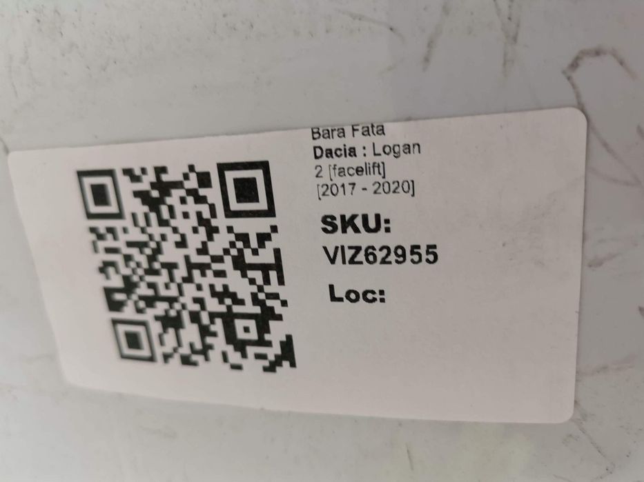 Bara Fata Dacia  Logan 2 [facelift] 2017 2018 2019 2020 Sadnero 2 Face