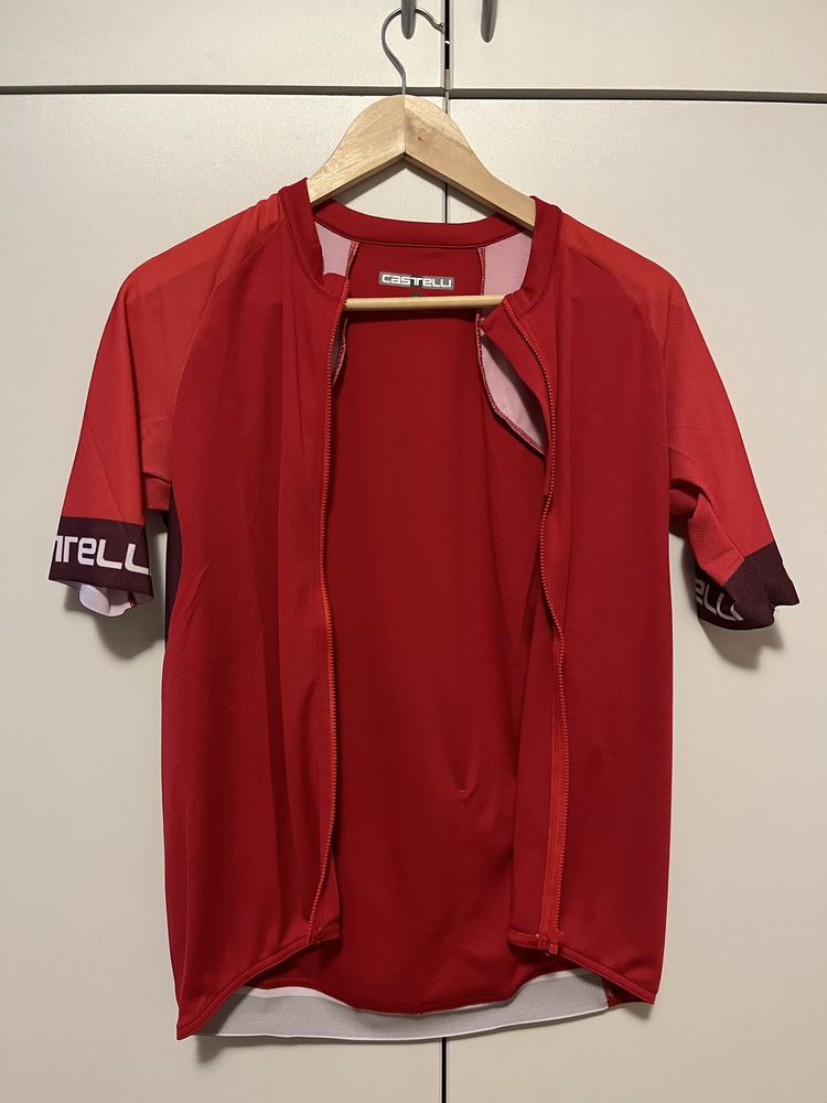 Джърси Castelli Entrata VI RED BORDEAUX