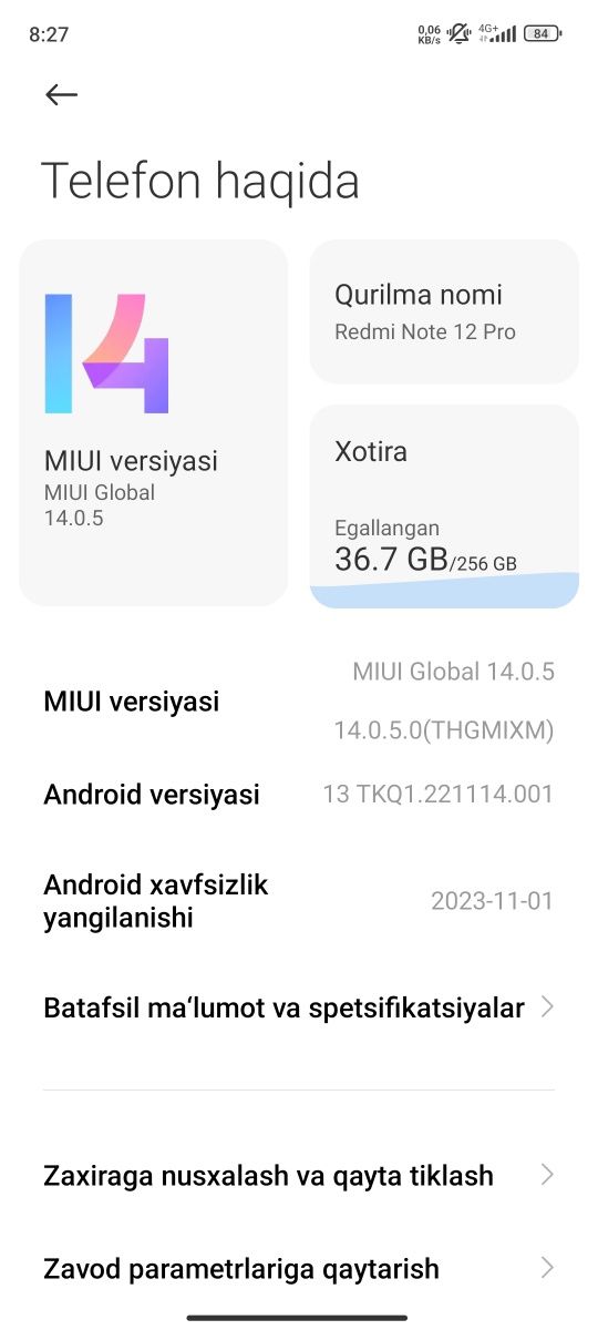 Redmi note 12 pro