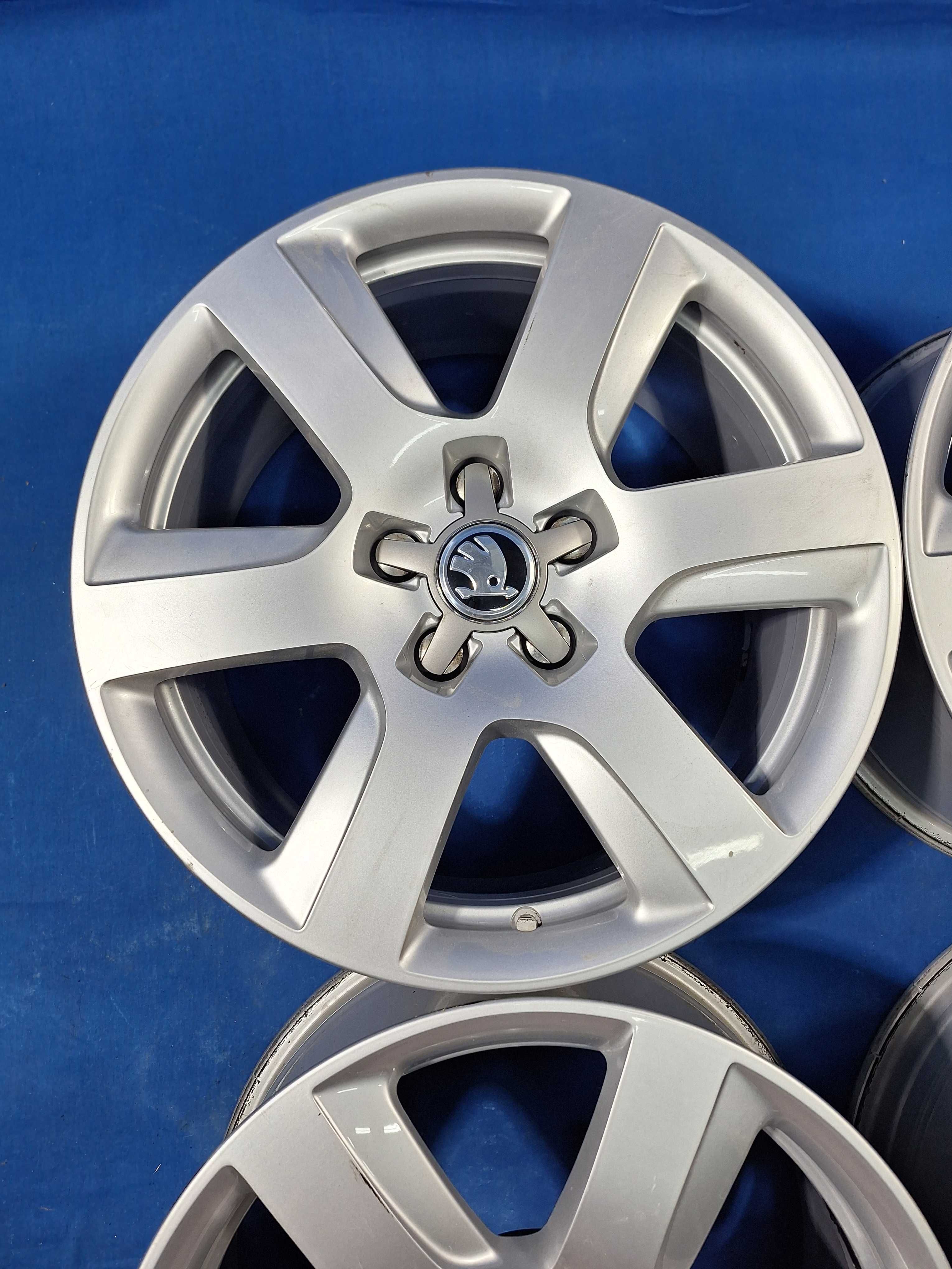 Jante Aliaj 5x112 17'' OEM Skoda Octavia Superb Karoq Kodiaq 8J ET 39