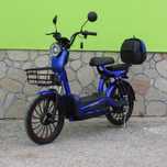 Електрически двуместен скутер–велосипед MaxMotors със 20″ гуми, 1200W
