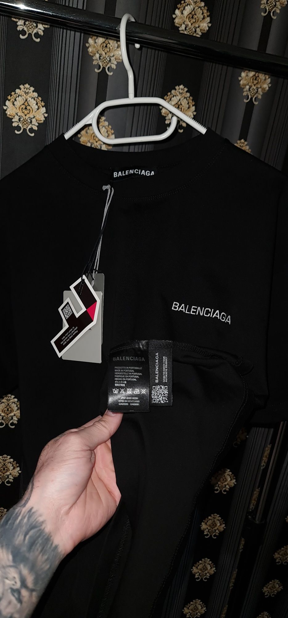 Tricou Balenciaga  // Givenchy alb negru 2025