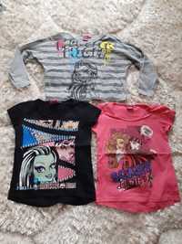 Lot 3 tricouri Monster High (ca noi)-8-9 ani-50 lei