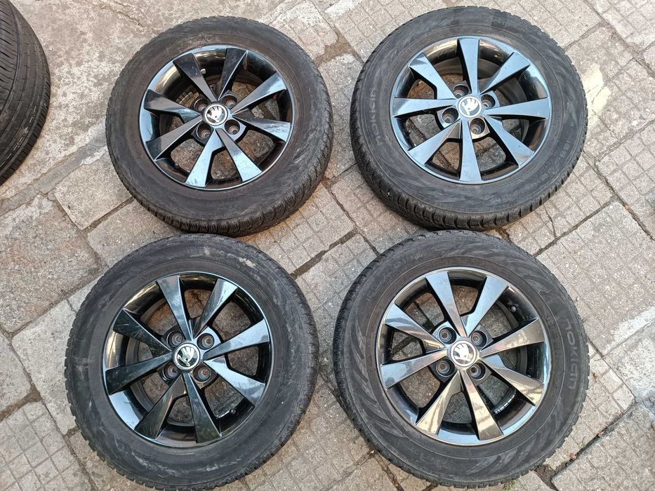 Skoda Citigo 14 цола джанти със зимни гуми