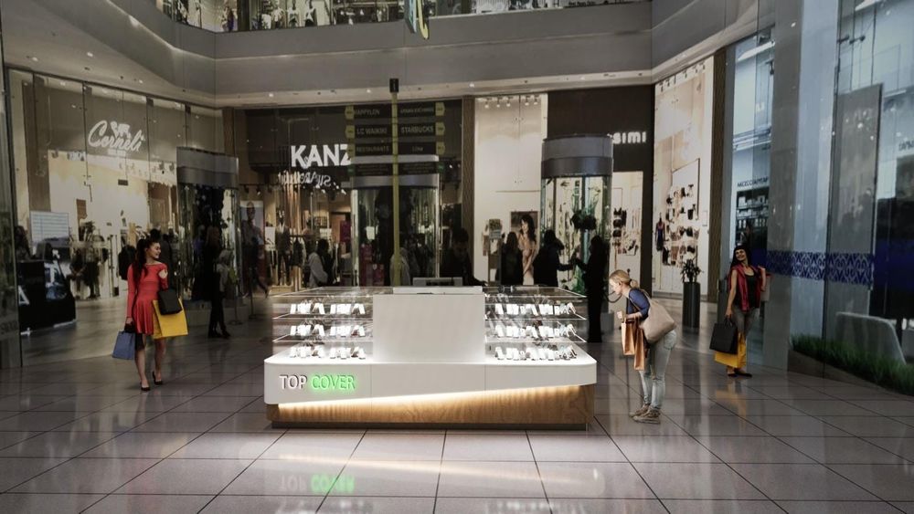 Торговое оборудование для бутиков и магазинов, торговые островки