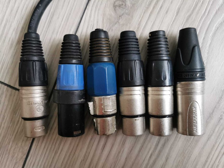 XLR Mufe Neutrik mama sau tata cu 5 pini la 10 lei bucata