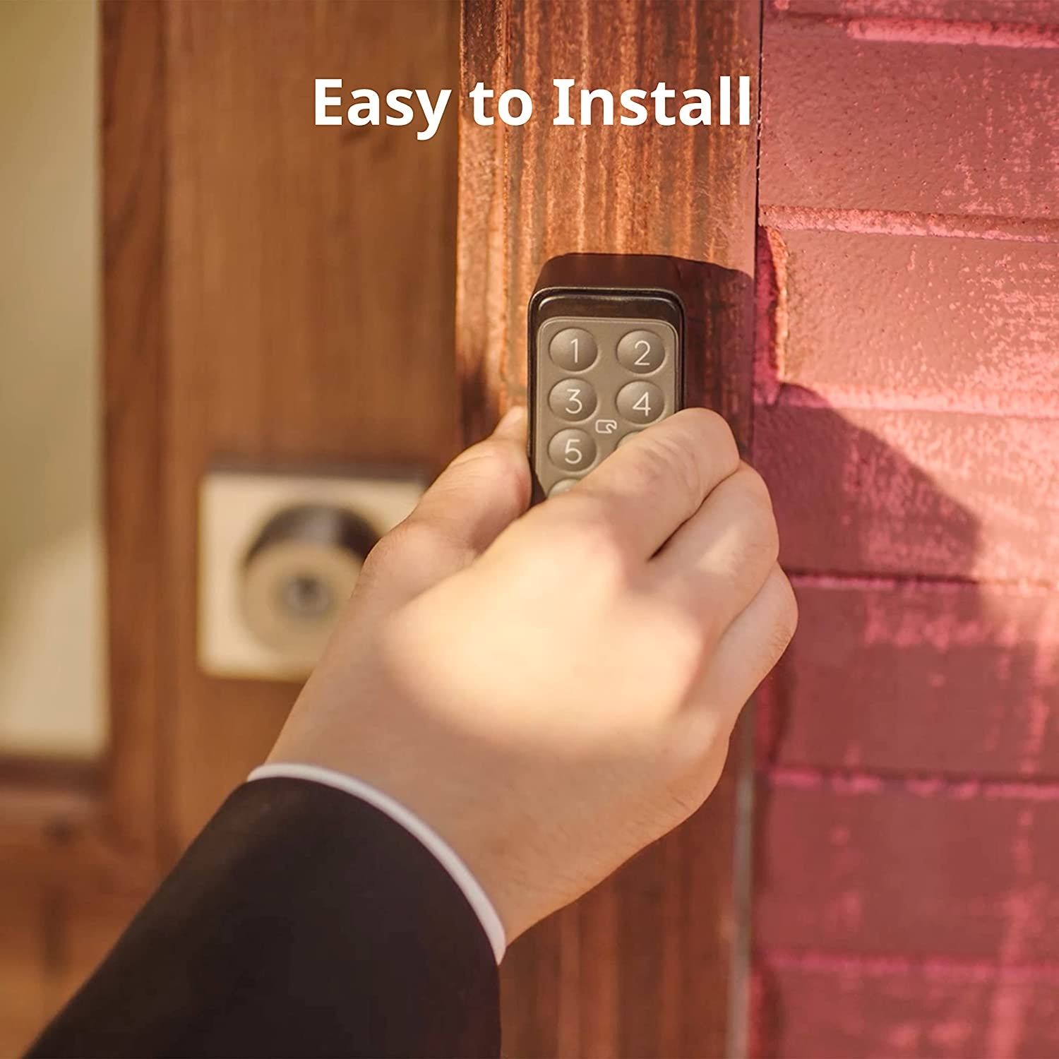 SwitchBot Smart Touch Keypad, Влизане без ключ с пръстов+кар