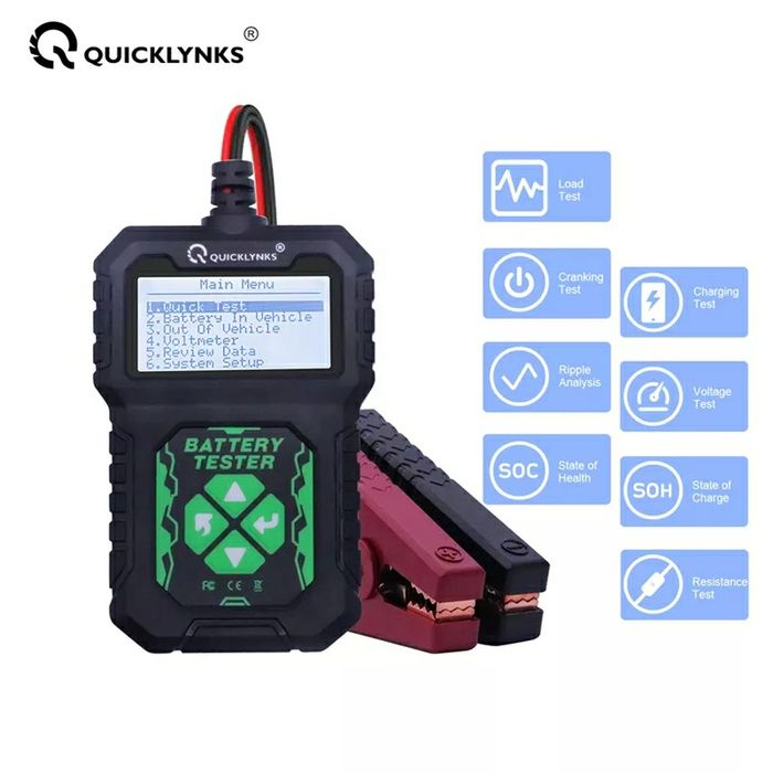 Tester de baterie acumulator auto