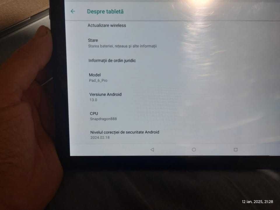 Tableta Xioami Pad 6 Pro 11 ''HD 12GB+256GB 10Ah 5G 2 SIM Bt WiFi GPS