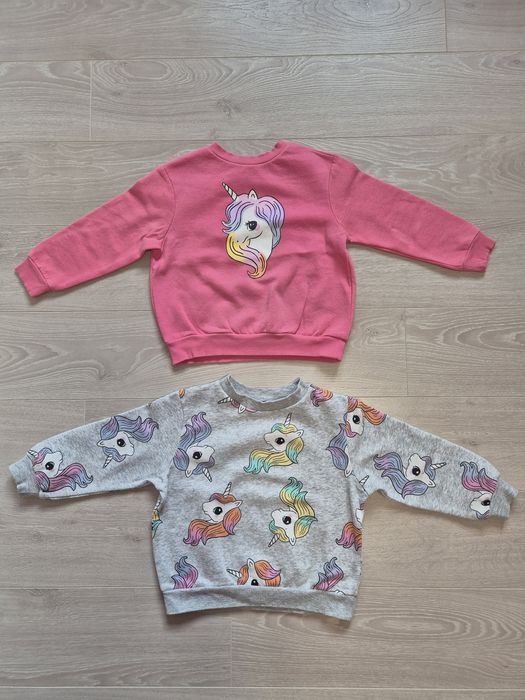 Много запазени суитшърти на H&M за момиче размер 98/104