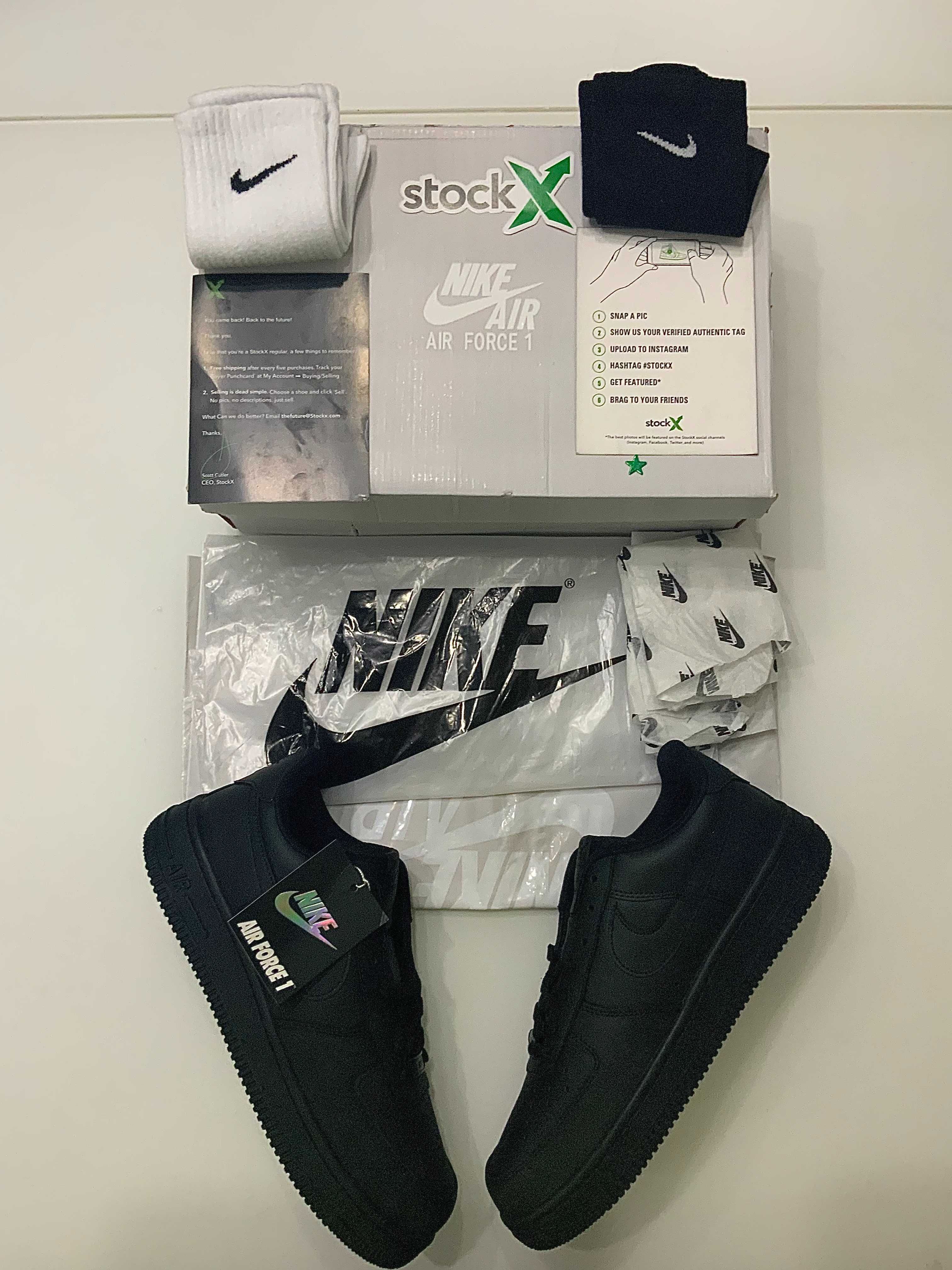 (36-46н) Nike Air Force 1 07' Triple Black