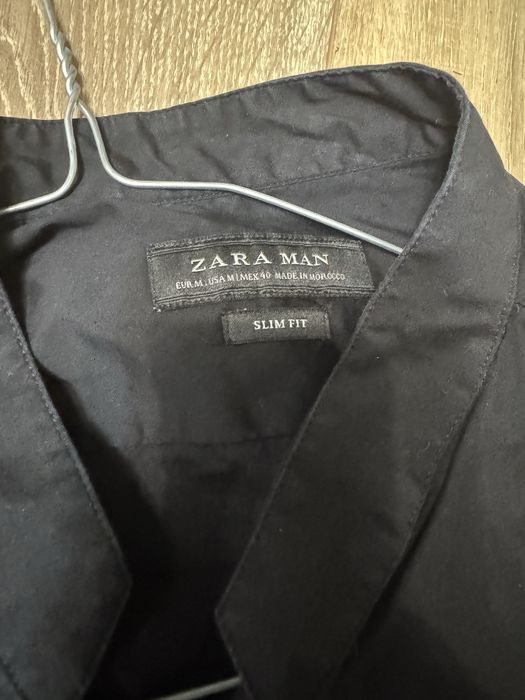Cămașă ZARA MAN – Slim Fit – Neagră (mărimea M)