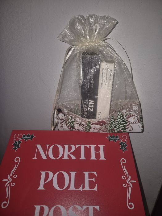 Cadou Craciun format din mascara Zen si ruj lichid mat