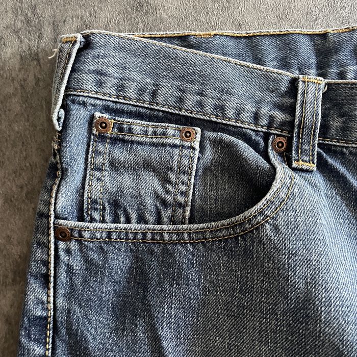 Blugi Carhartt albastri denim regular fit W34 L34 vintage