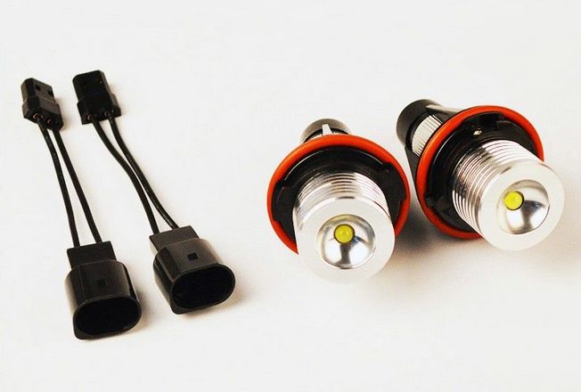 2x20W LED Angel Eyes BMW крушки E39/E60/E61/E63/E64/E65/X5/E53/E83/E87