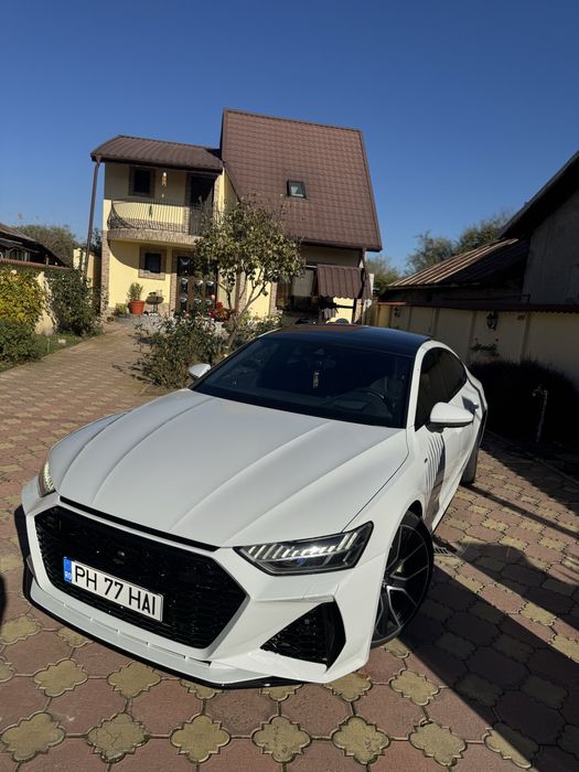 Audi A7 2019 alb perlat 3.0 tdi  mild hibrid