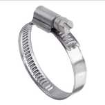Coliere metalice din inox cu surub, diametru 140mm