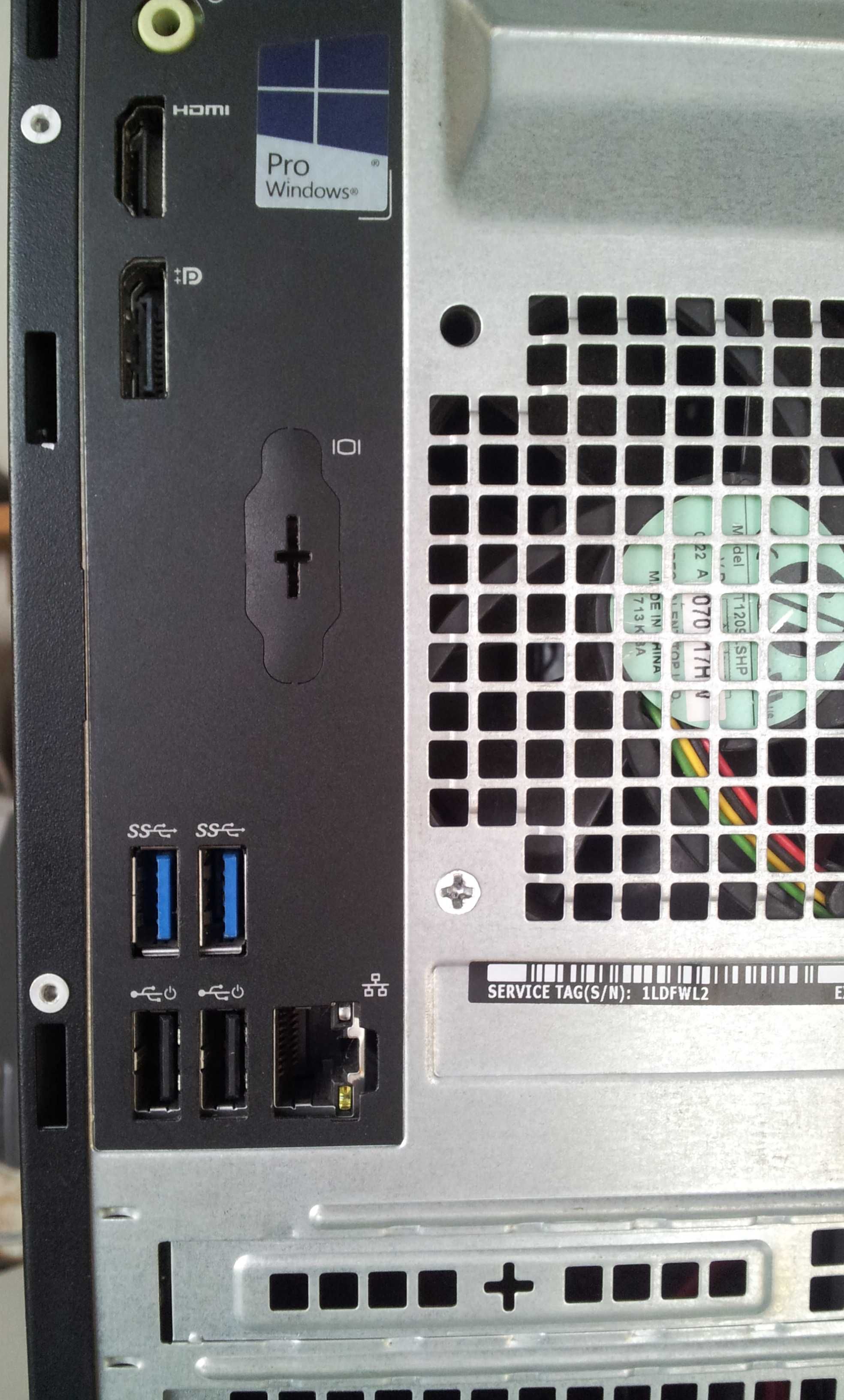 Dell OptiPlex 3050 InteCore i5 7400 3.5GHZ RAM8/12GB SSD120GB HDD500GB