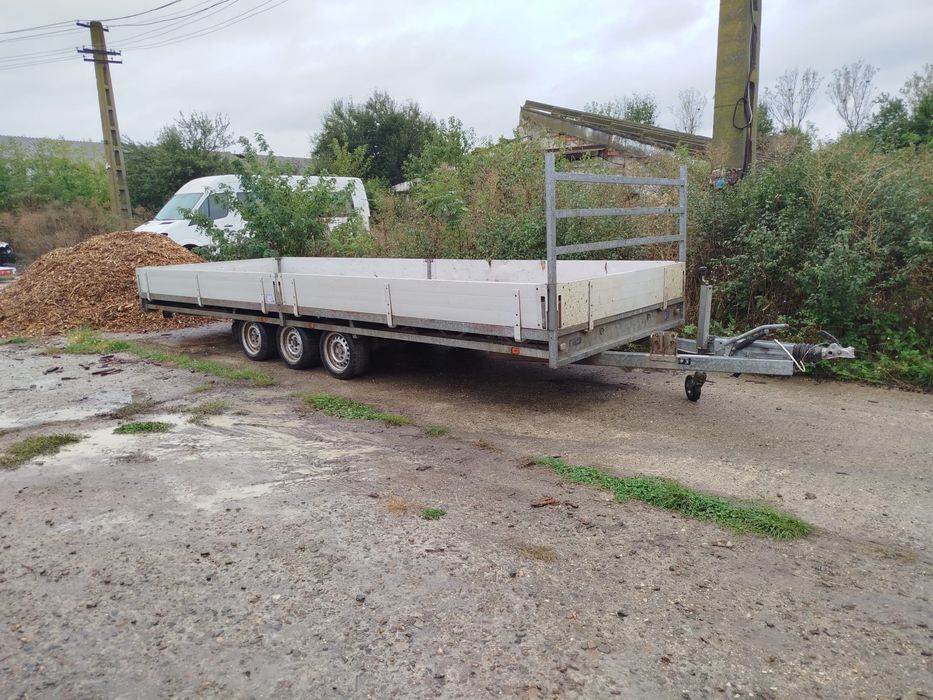 Remorca/Platforma Hulco 3,5T,6m, 3 axe