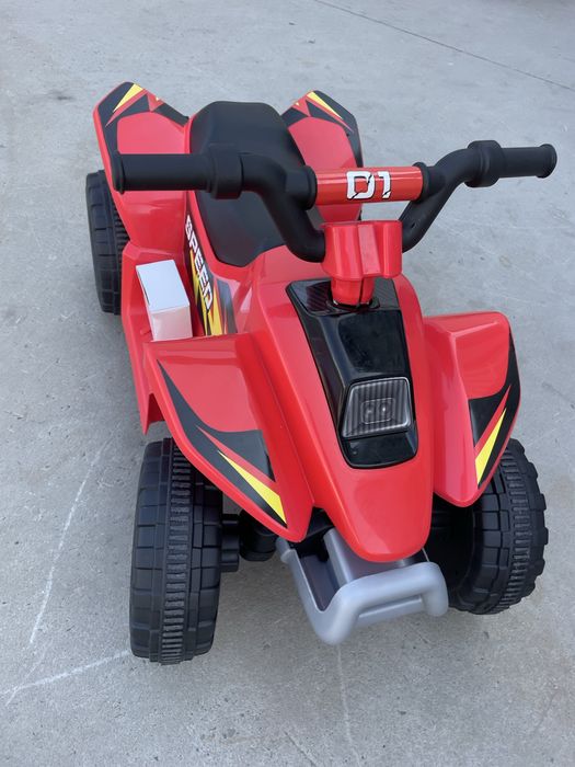 Atv electric copii Nichiduta Speed 1 Red 25 W, Acumulator 6V 4.5Ah