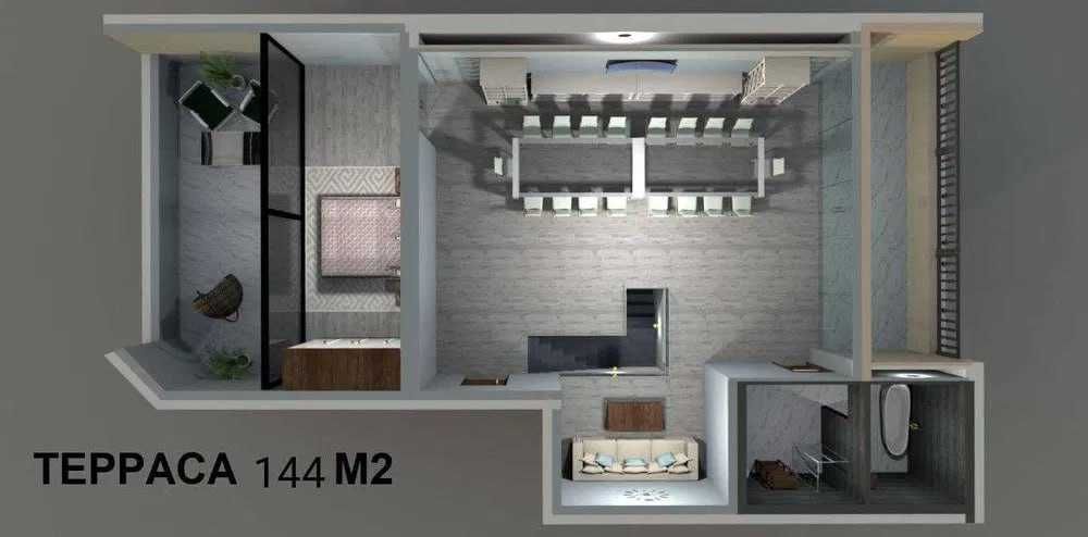 ;Новостройка‼️4ком квартира 248м2 Аэропорт ул Бабура Piramit tower