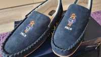 Pantofi Polo Ralph Lauren Bear bleu (NOI, originali, 44, cutie)
