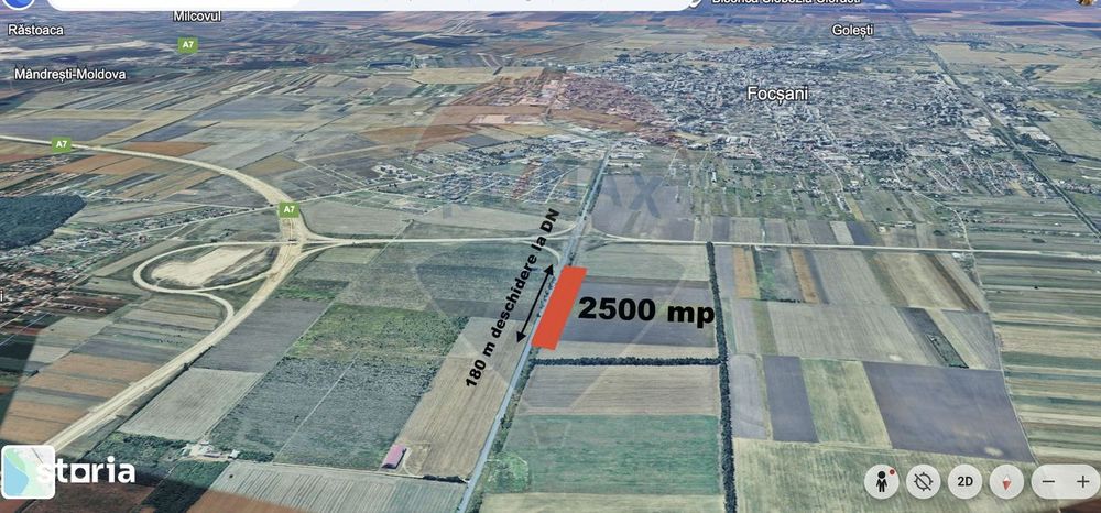 Teren Focsani DN E 85 nod Autostrada