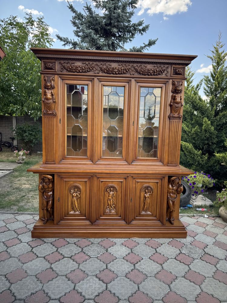 Set mobilier dining din lemn masiv – stil baroc