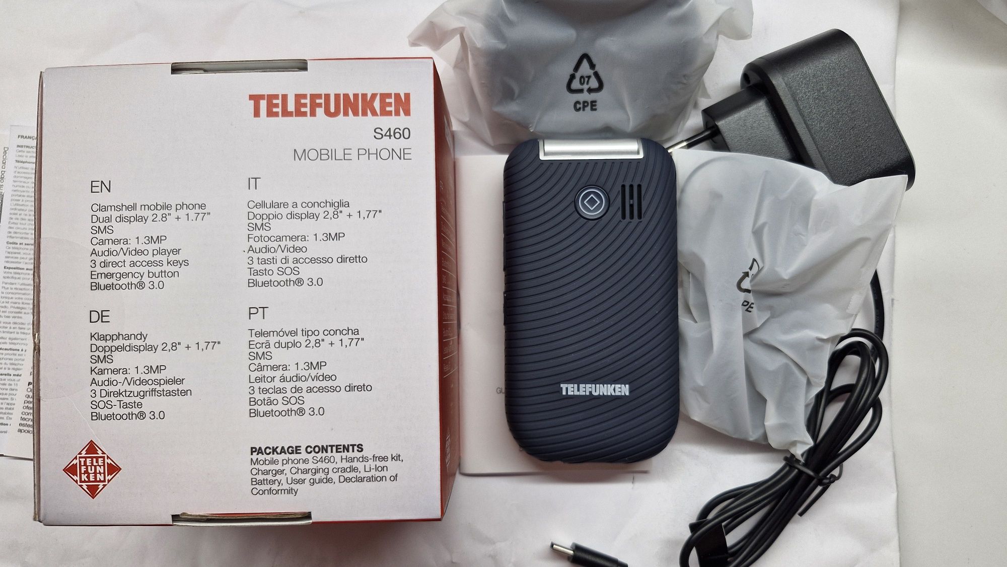 Vind Telefon Mobil TELEFUNKEN BLUE-S460